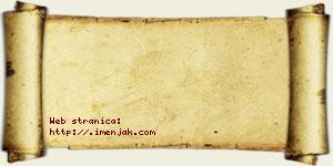 Javorka Aksentijević vizit kartica